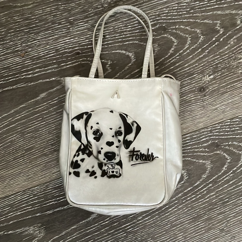 Ashley Williams Forever dalmatian purse mini hand bag